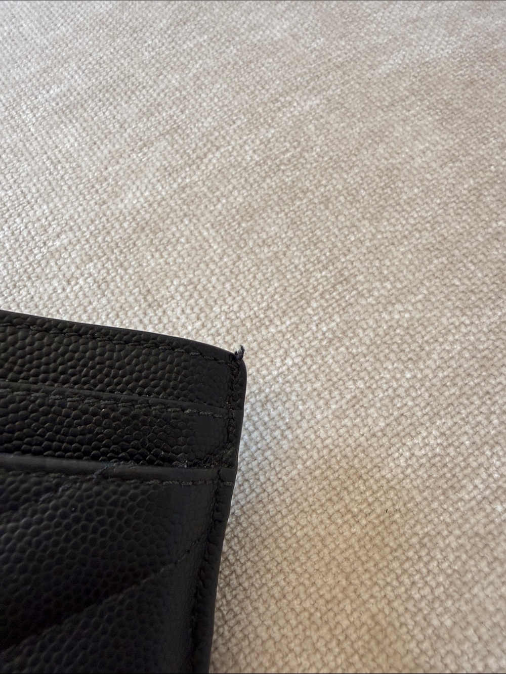 Saint Laurent Monogramme quilted textured-leather cardholder - Picture 9 of 11